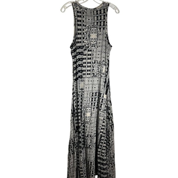 Vintage Ralph Lauren Jeans Co. Sleeveless Geometric Print Cotton Maxi Dress Sz M - Picture 2 of 10